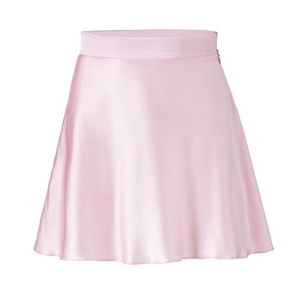 Manuri Lilly 2.4 Mini Skirt Pink Silk Size M - Picture 2 of 7